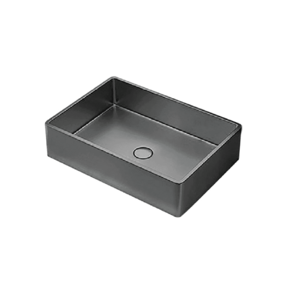 DORFEN Handmade Stainless Steel Basin (Pop-up Drain PVD Black)