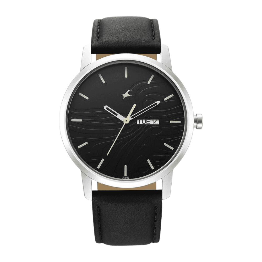 Fastrack 3295SL01 Urban Camo Black Dial Watch for Guys