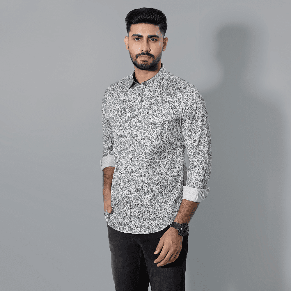 MENS FULL SLEEVE CASUAL SHIRT - REGULAR FIT