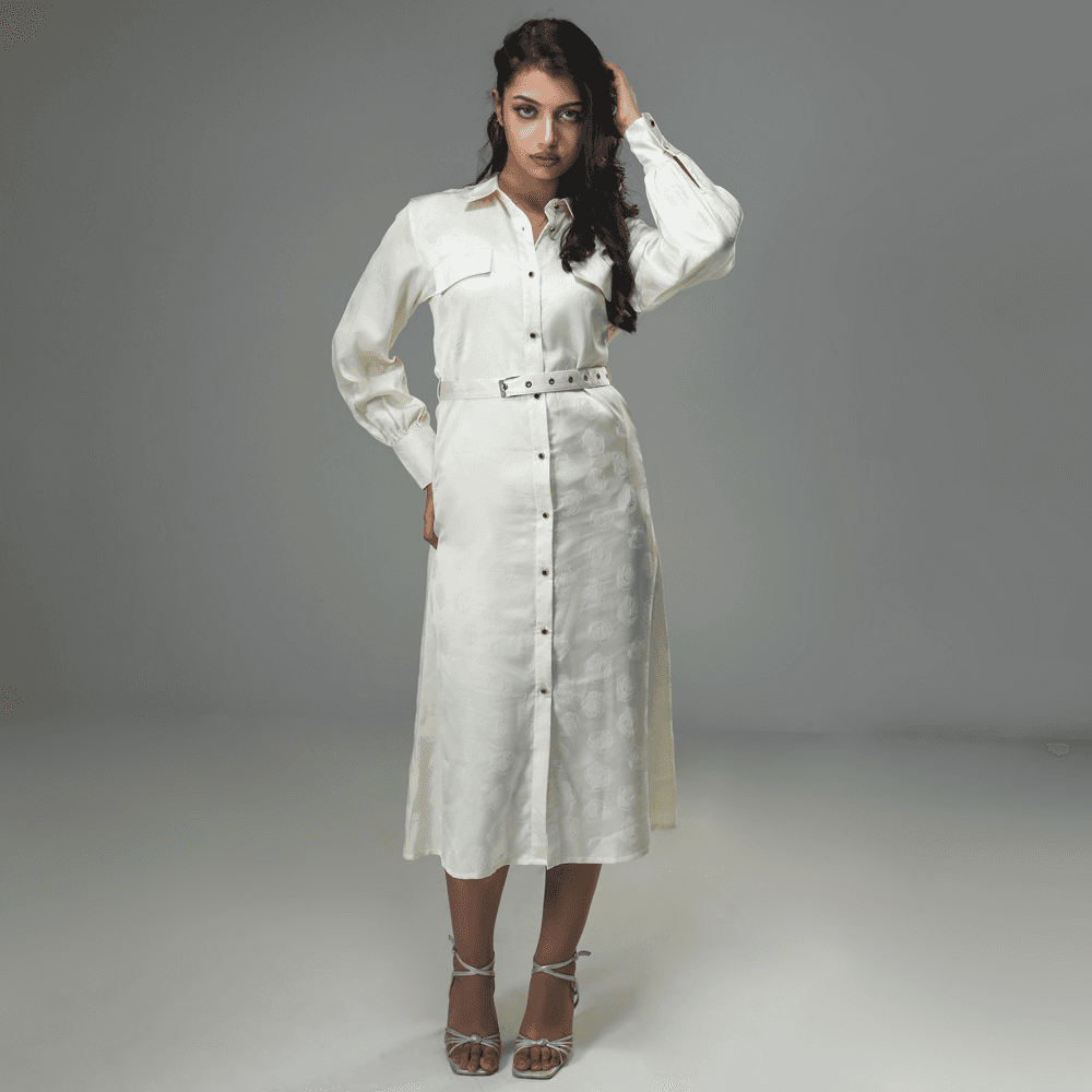 DHEU WOMENS CASUAL LONG-SHIRT