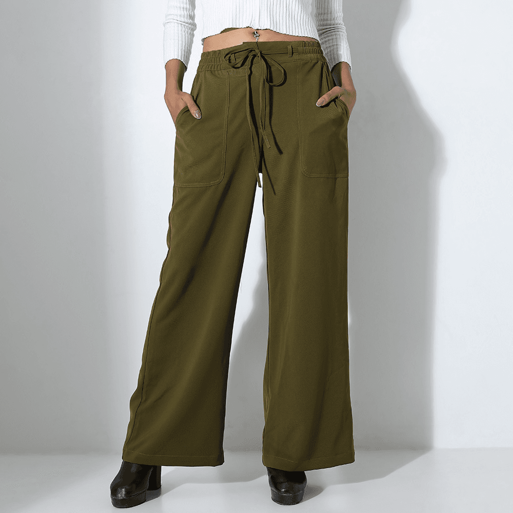 DHEU WOMENS WIDE LEG PANT