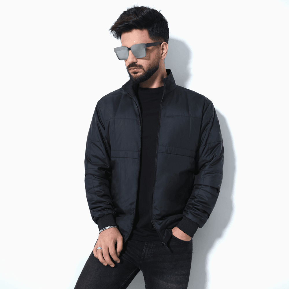 MENS HIGH NECK REVERSIBLE JACKET