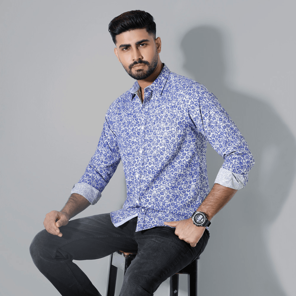MENS FULL SLEEVE CASUAL SHIRT - SLIM FIT
