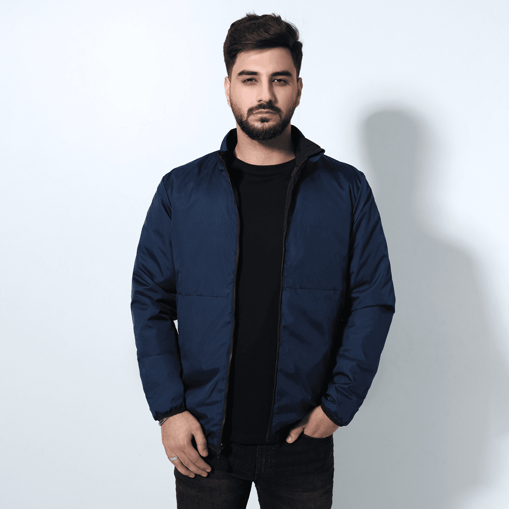 MENS HIGH NECK REVERSIBLE JACKET