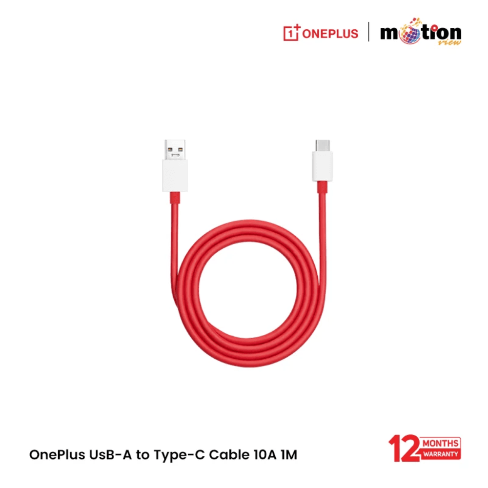 OnePlus USB-A to Type-C Cable 10A 1M-Red