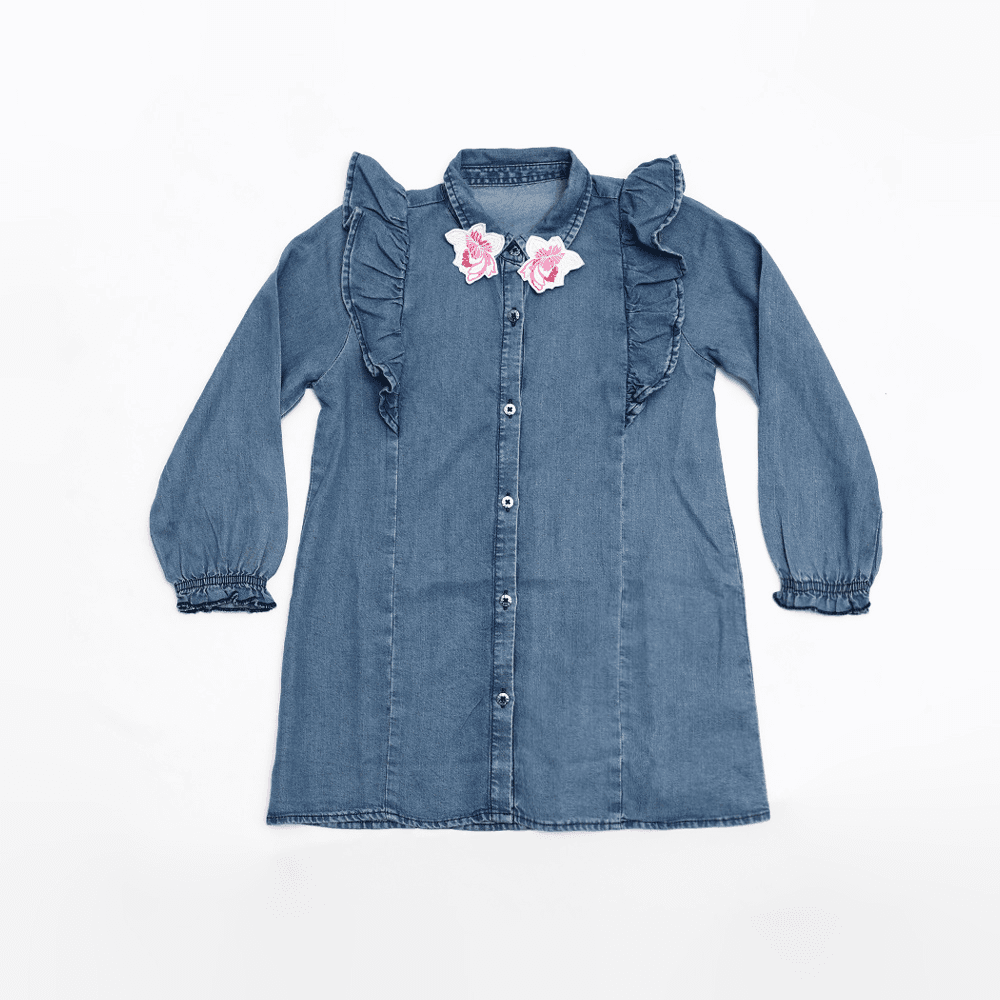 GIRLS DENIM TOP