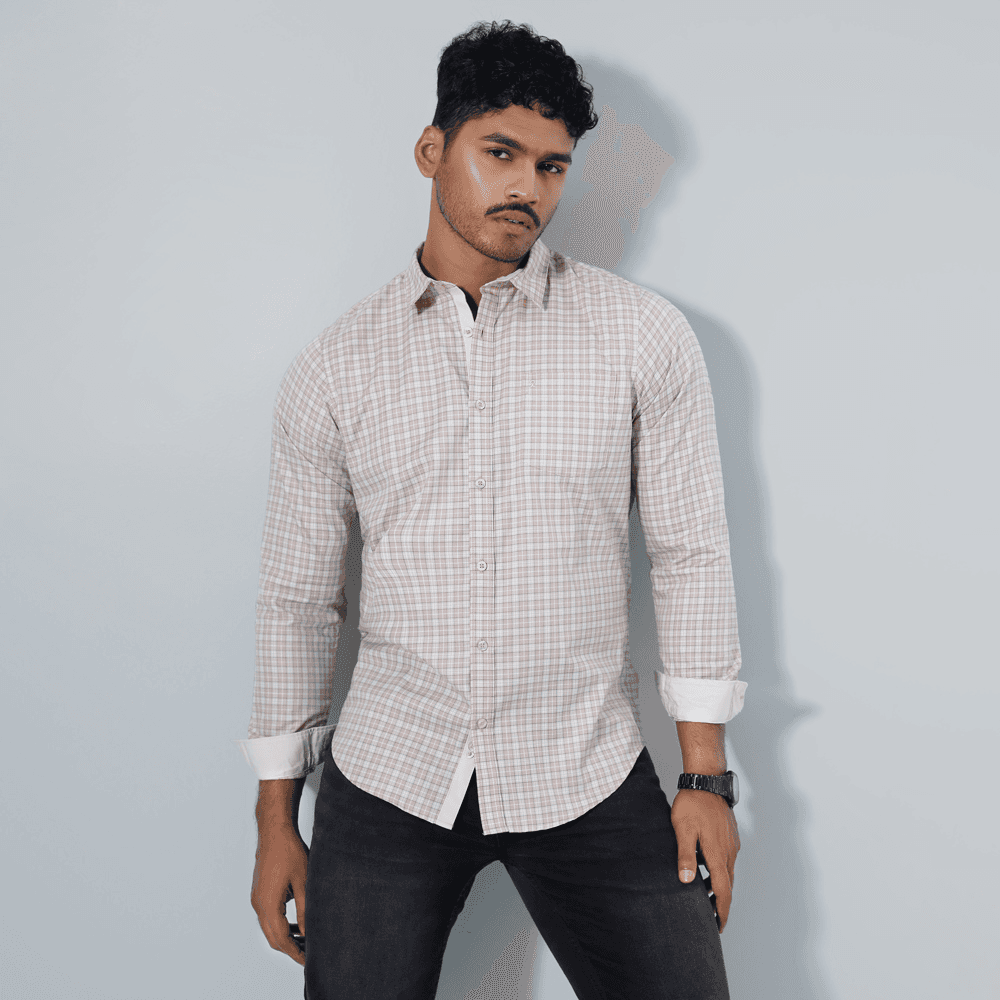 MENS FULL SLEEVE CASUAL SHIRT - SLIM FIT