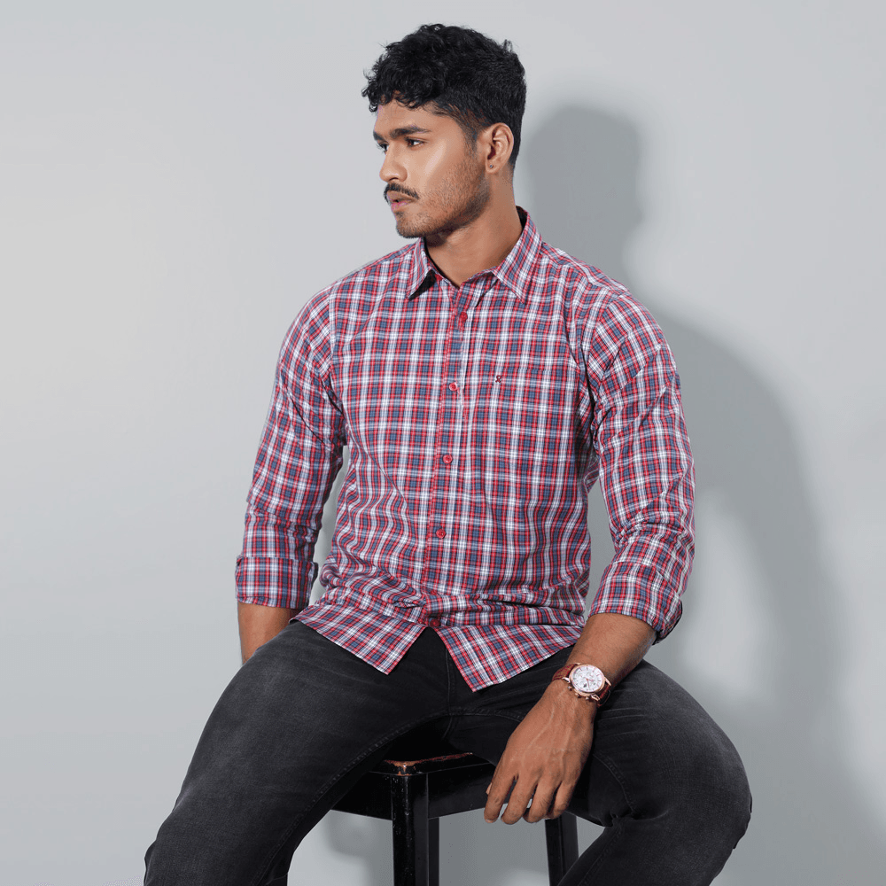 MENS FULL SLEEVE CASUAL SHIRT - SLIM FIT