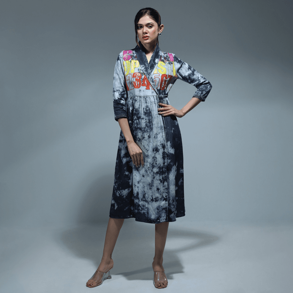 WOMENS DENIM KURTI - REGULAR FIT
