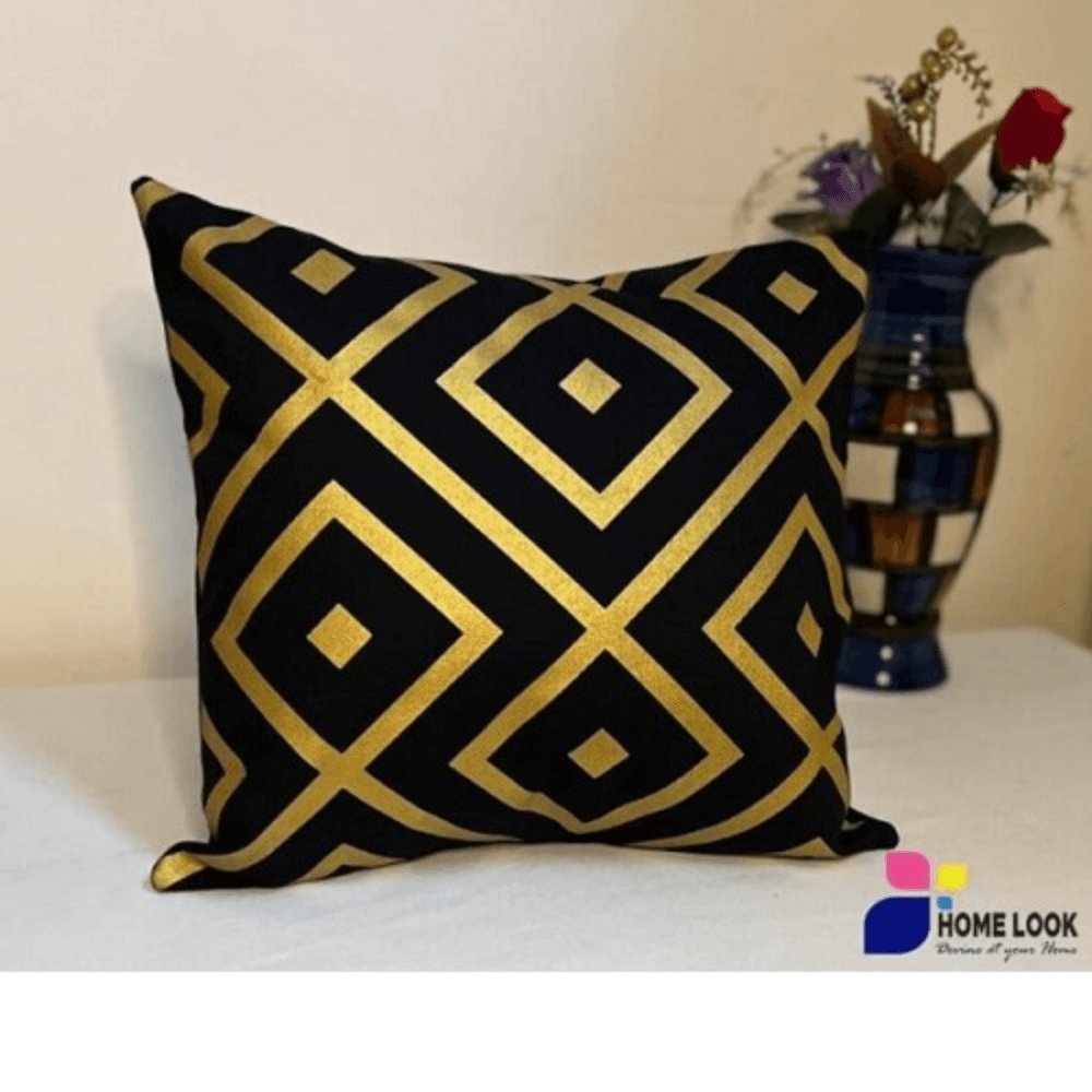 Black Sparkle Cushion Cover