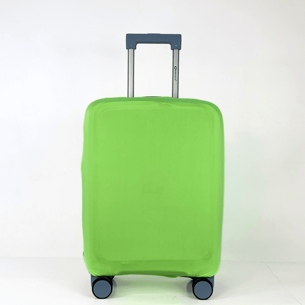 Ornate Luggage Cover Solid Parrot Green