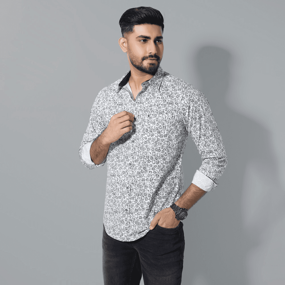 MENS FULL SLEEVE CASUAL SHIRT - REGULAR FIT