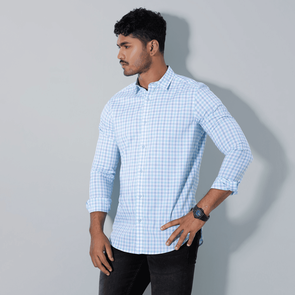 MENS FULL SLEEVE CASUAL SHIRT - SLIM FIT