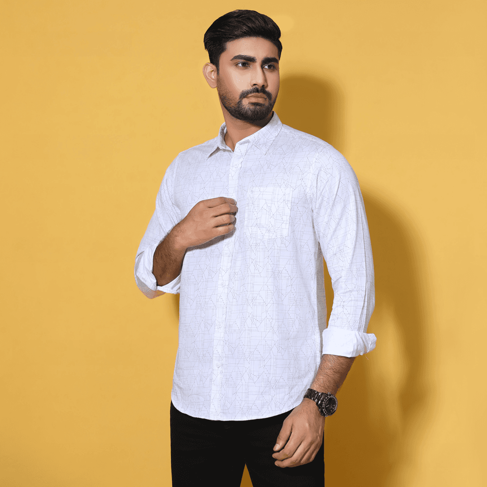 MENS FULL SLEEVE CASUAL SHIRT - SLIM FIT