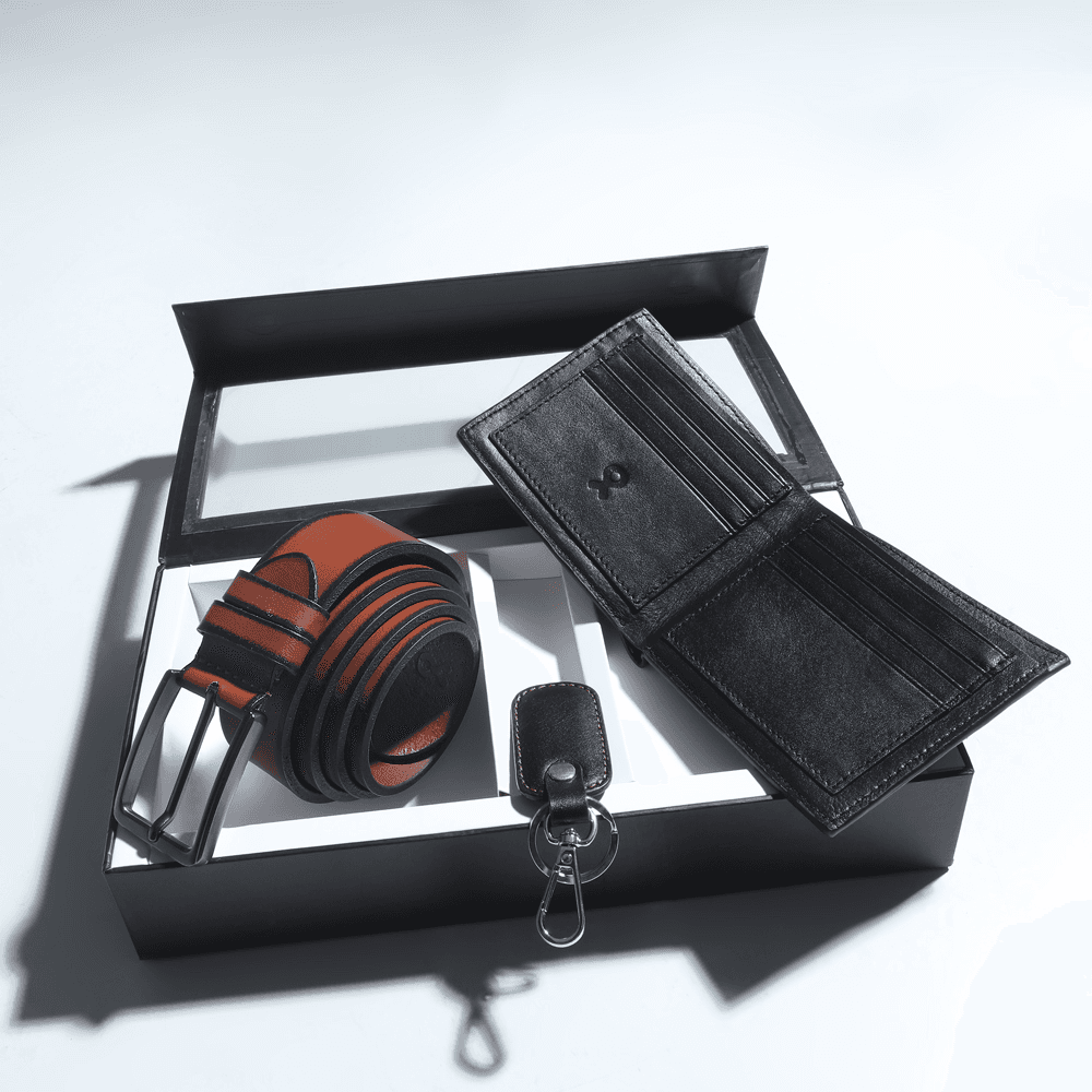 MENS LEATHER COMBO GIFT BOX