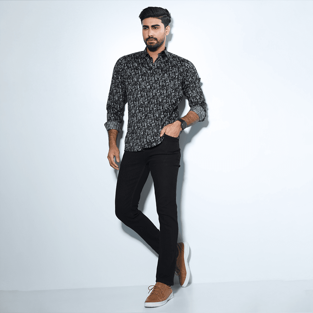 MENS FULL SLEEVE CASUAL SHIRT - REGULAR FIT
