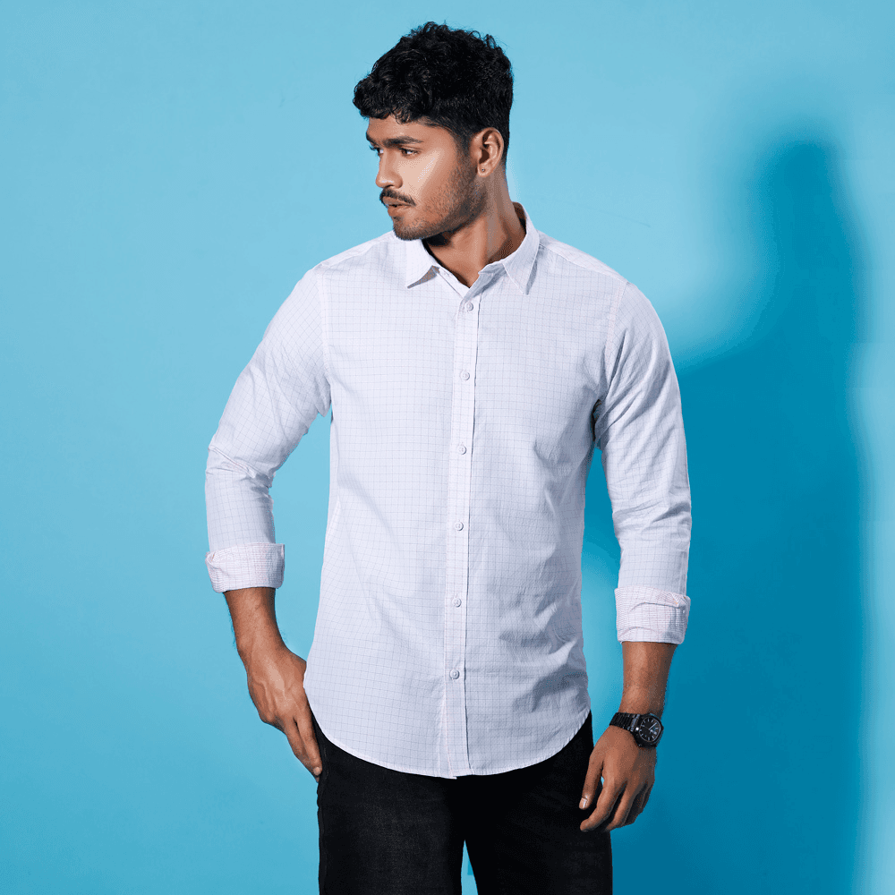 MENS FULL SLEEVE CASUAL SHIRT - SLIM FIT