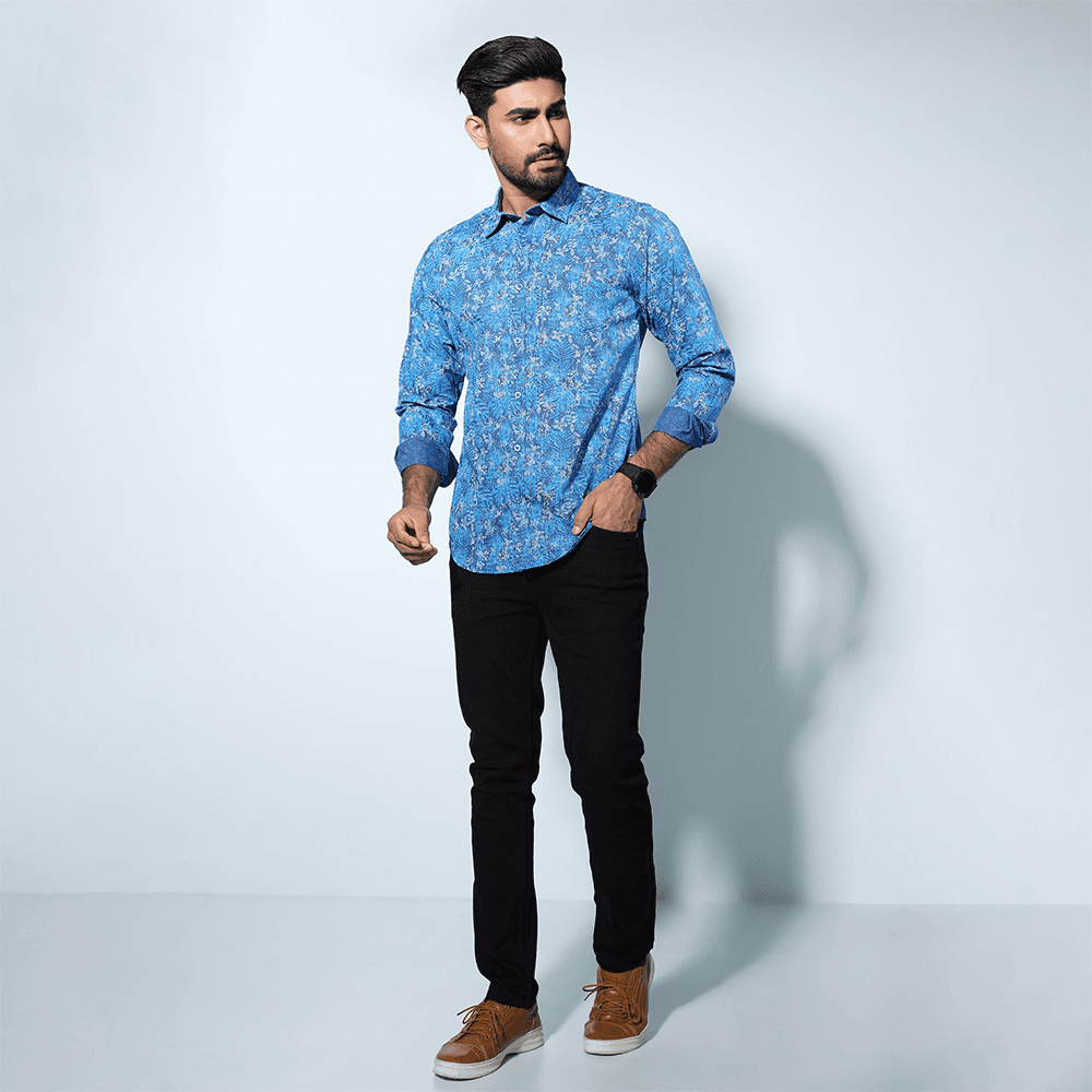 MENS FULL SLEEVE CASUAL SHIRT - REGULAR FIT