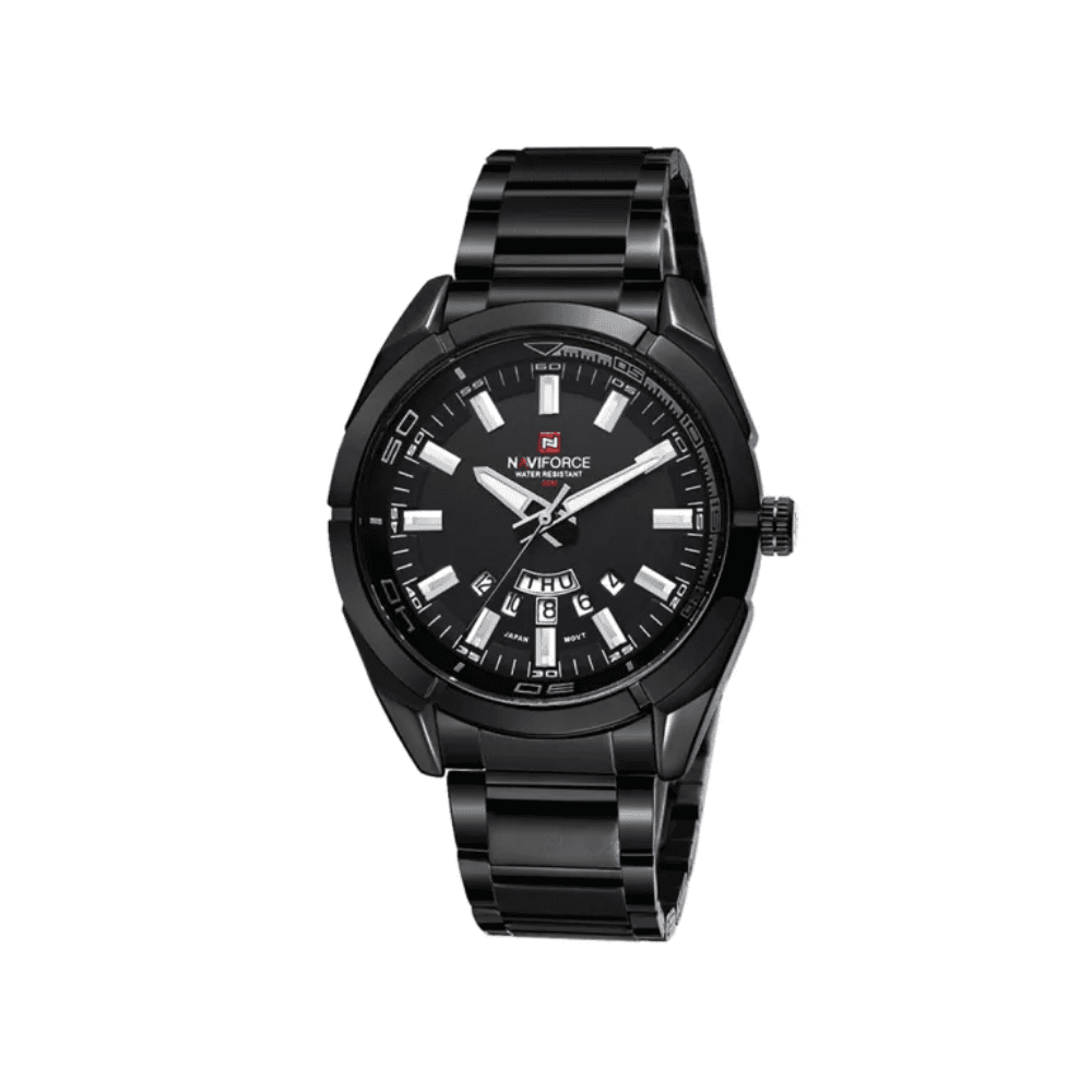 Naviforce 9038 Quartz Stainless Steel Strap Watch for Men