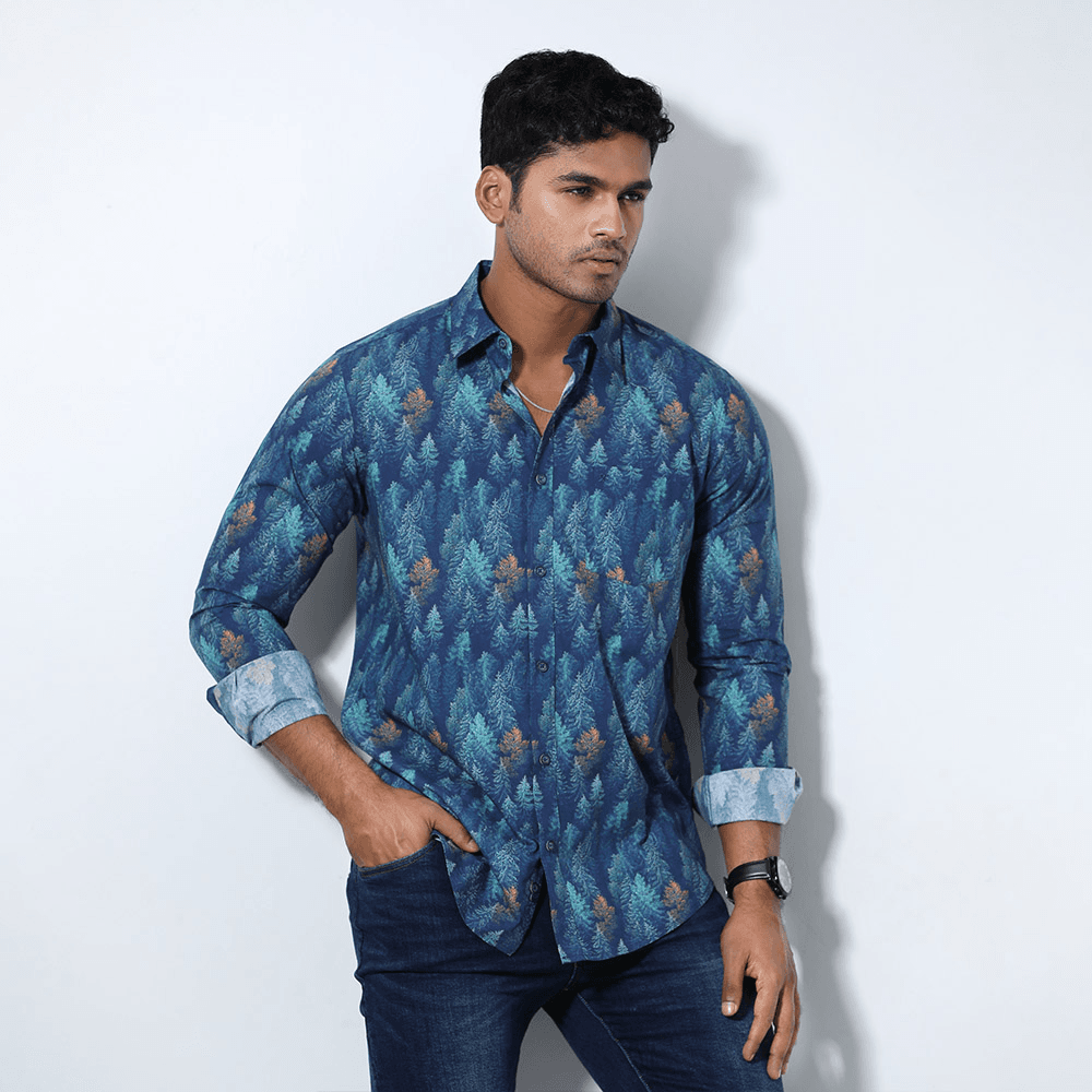 MENS FULL SLEEVE CASUAL SHIRT - REGULAR FIT