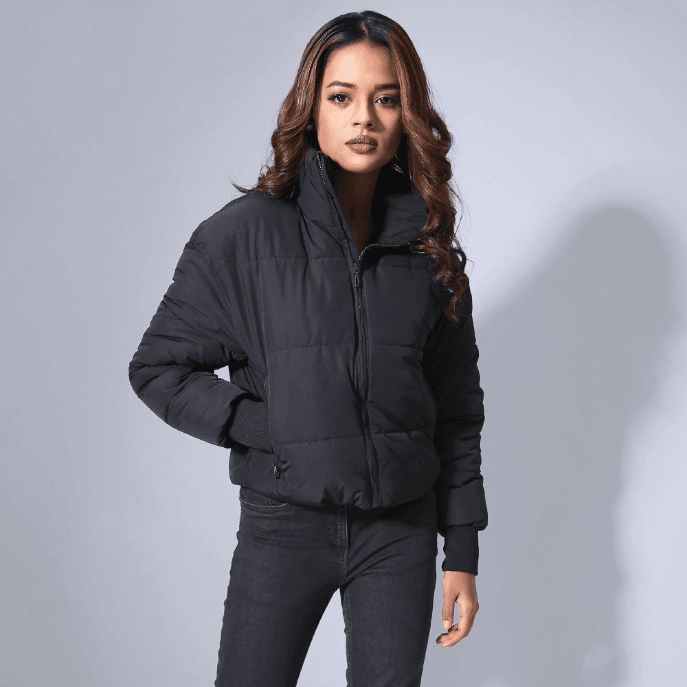 DHEU WOMENS HIGH NECK JACKET