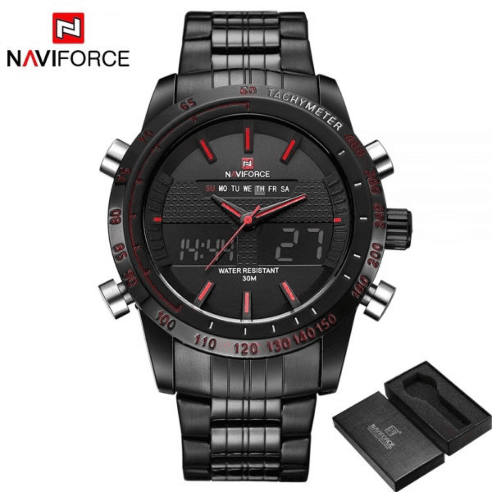 Naviforce NF9024 Dual Time Watch for Men