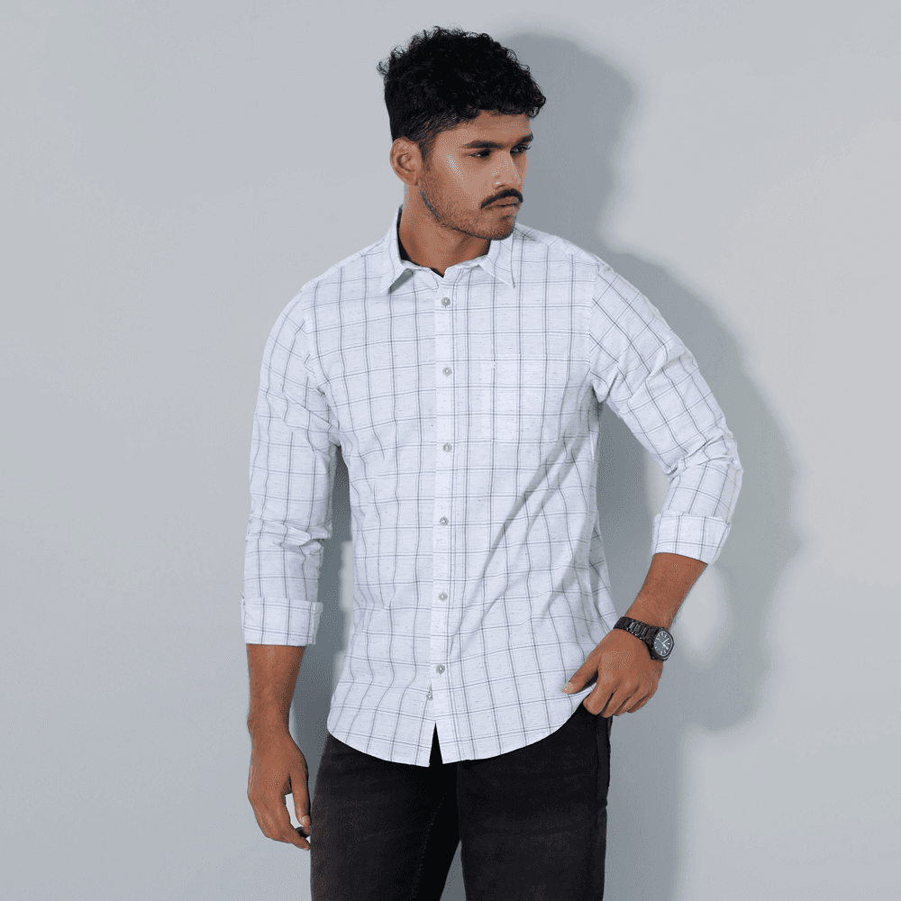 MENS FULL SLEEVE CASUAL SHIRT - SLIM FIT