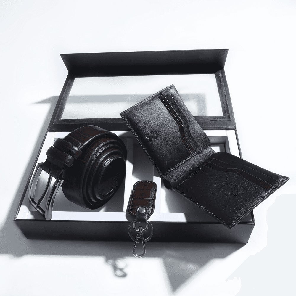 MENS LEATHER COMBO GIFT BOX