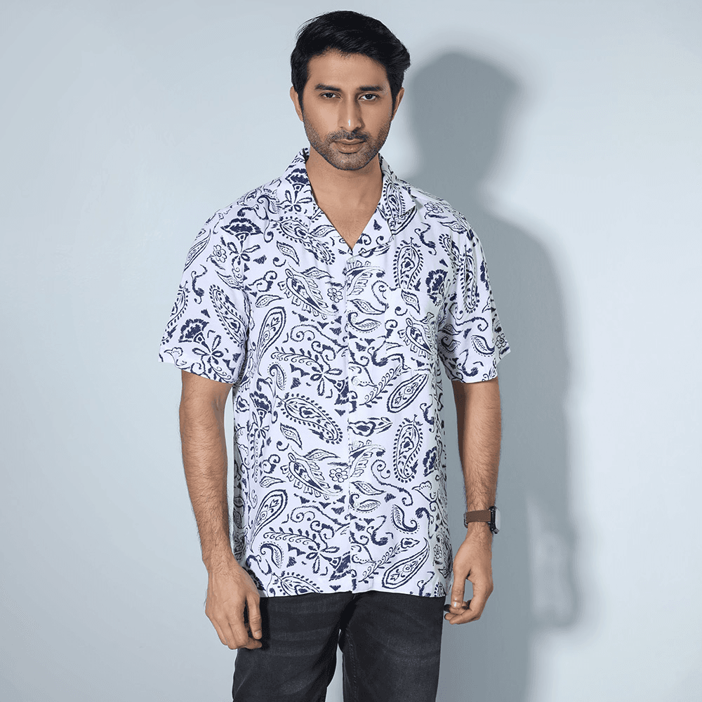 MENS SHORT SLEEVE CASUAL SHIRT - REGULAR FIT