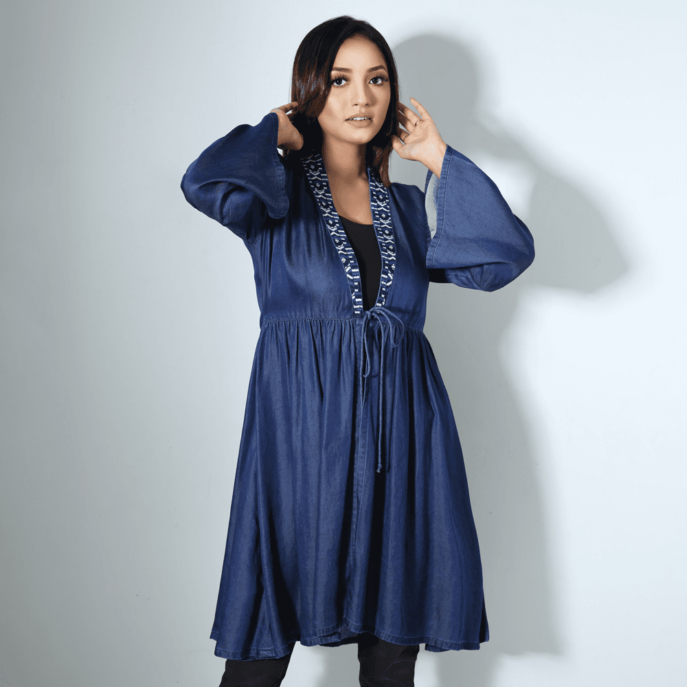 WOMENS DENIM SHRUG