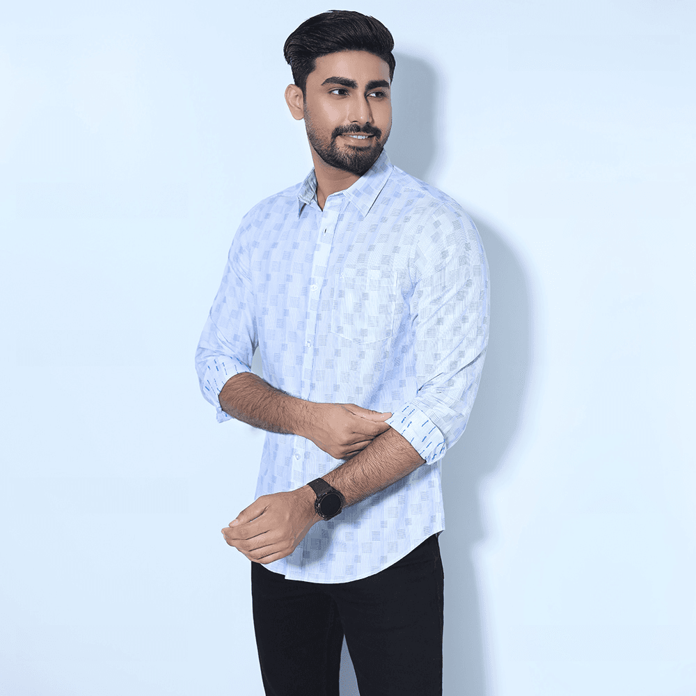 MENS FULL SLEEVE CASUAL SHIRT - SLIM FIT