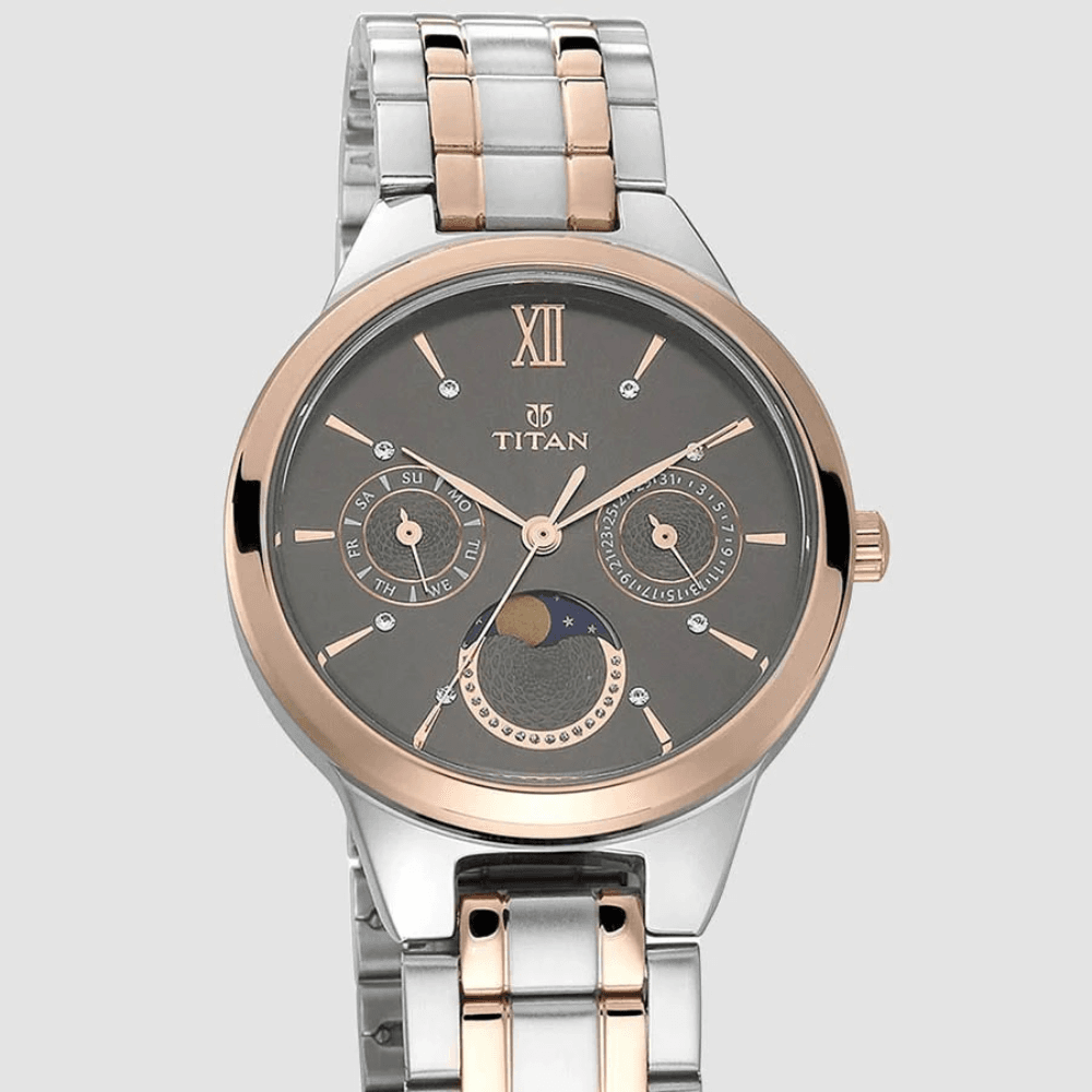 Women Grey Analogue Watch 2590KM02