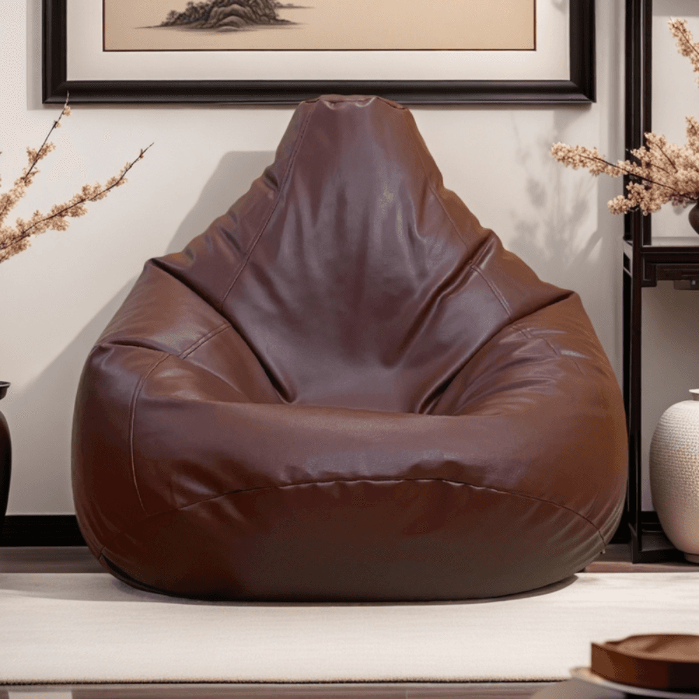 LAZY DUDE XXL Slim Fit Multiple Shaped Lazy Bean Bag - Color Chocolate