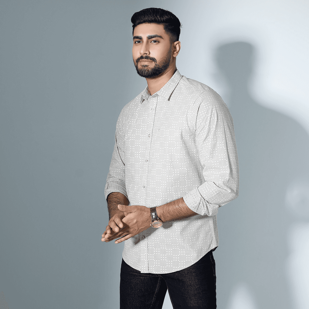 MENS FULL SLEEVE CASUAL SHIRT - SLIM FIT