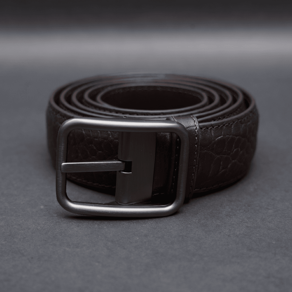 Zays Handcrafted Genuine Leather Belt for Men – Premium Quality, Adjustable, Stylish & Durable | Best Formal and Casual Leather Belt in Bangladesh