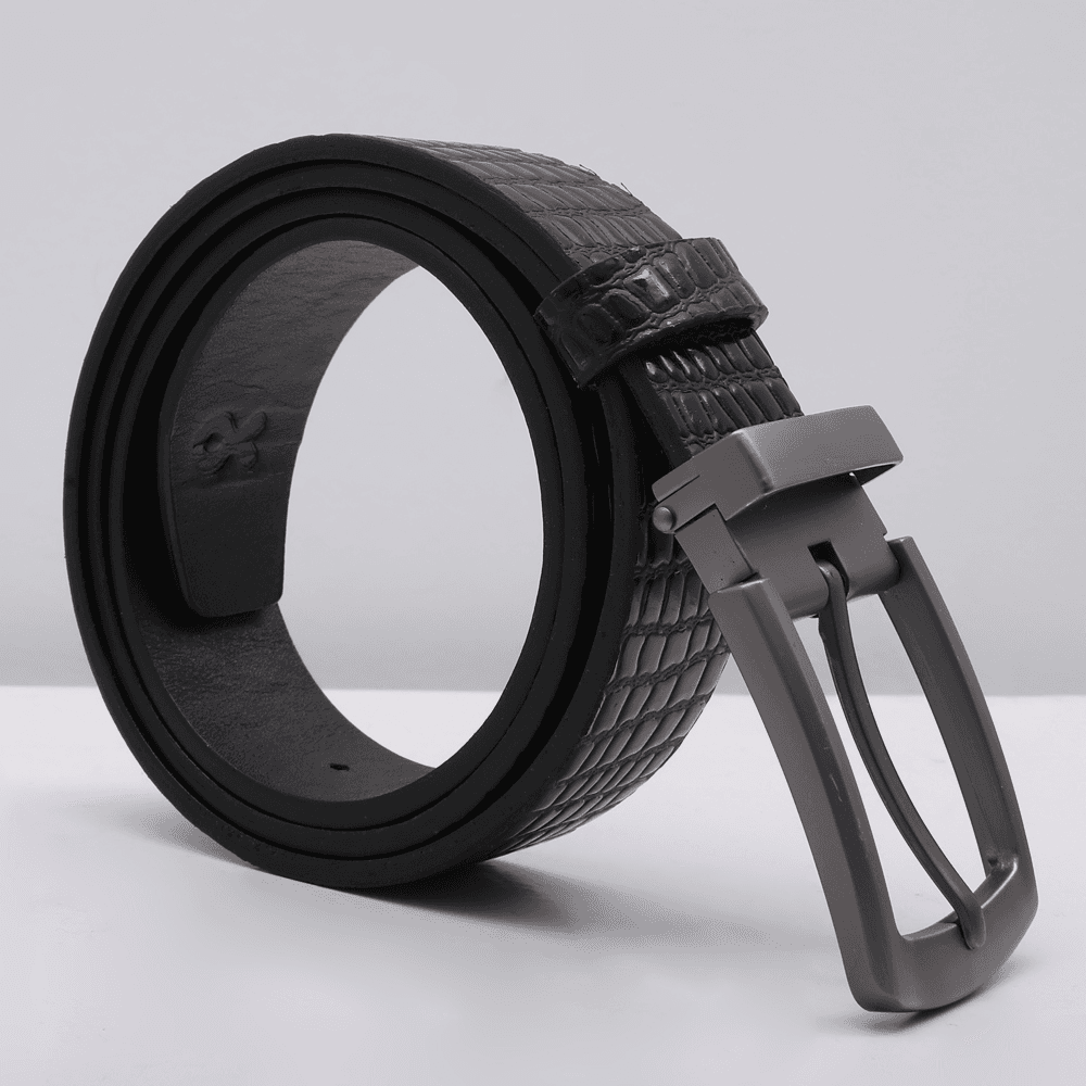 MENS LEATHER NORMAL BUCKLE BELT