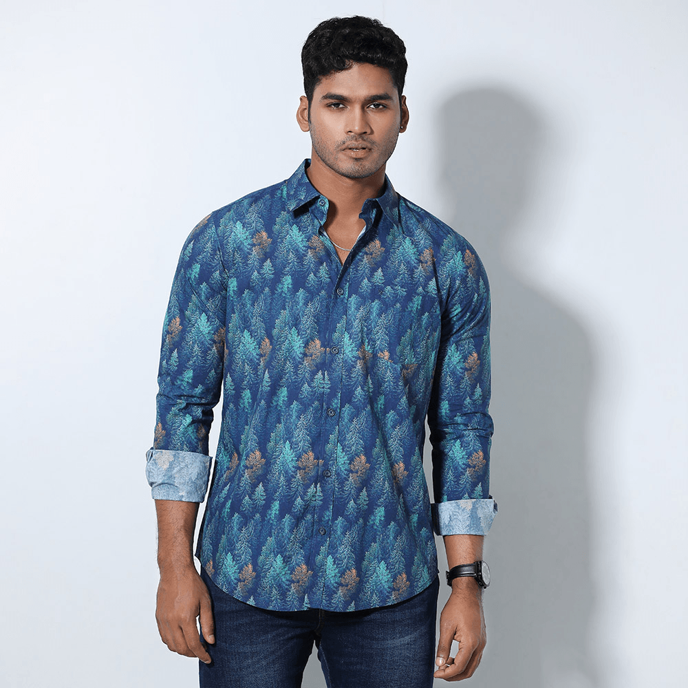 MENS FULL SLEEVE CASUAL SHIRT - SLIM FIT