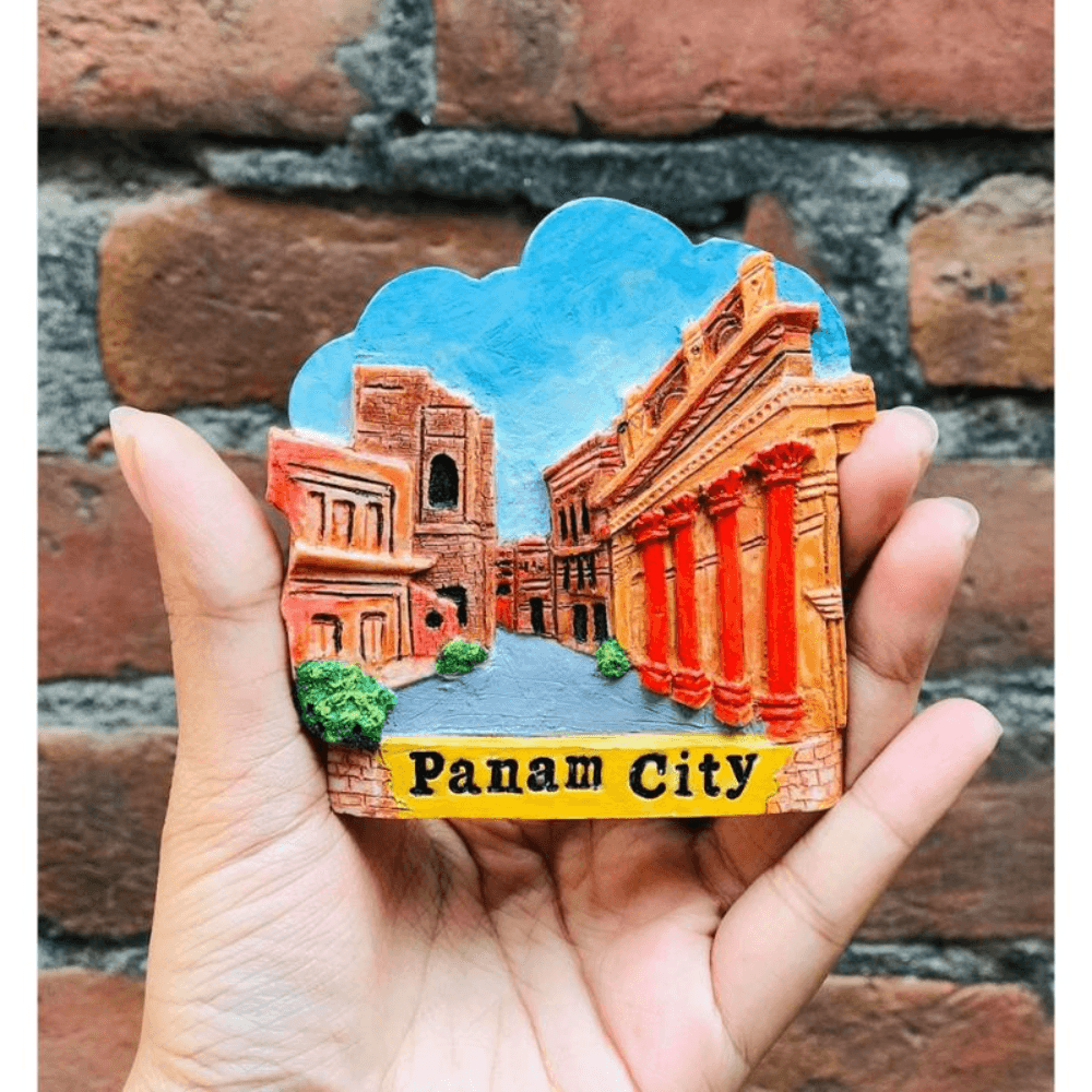 Hand Painted Fridge Magnet Panam City