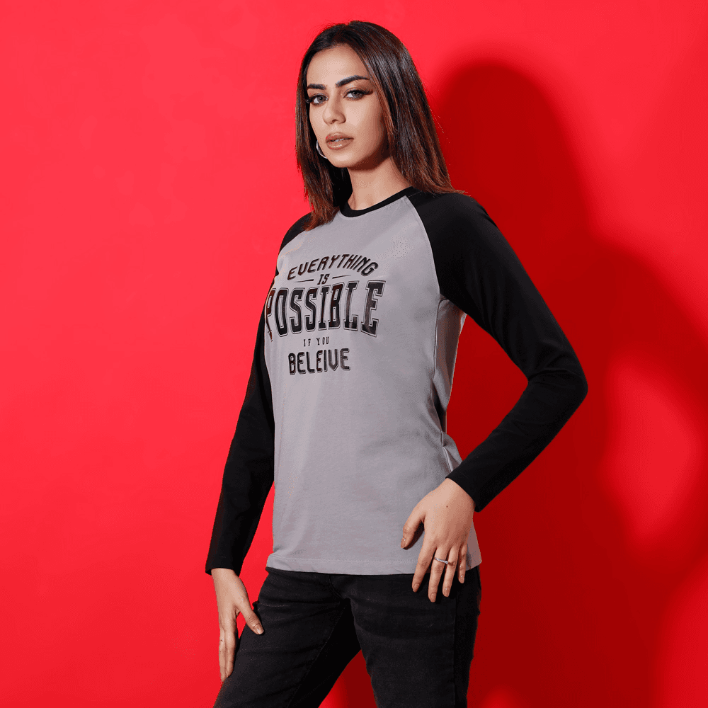 WOMENS FULL SLEEVE T-SHIRT