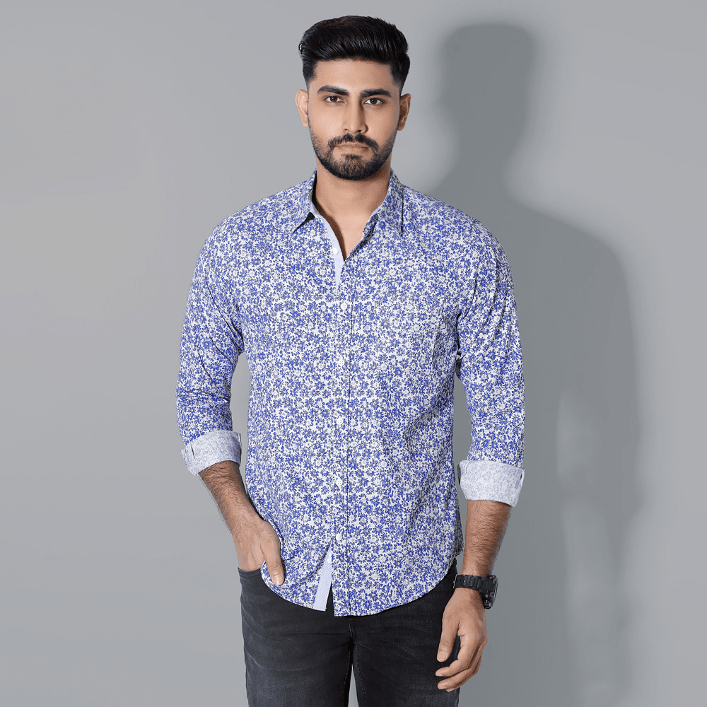 MENS FULL SLEEVE CASUAL SHIRT - REGULAR FIT