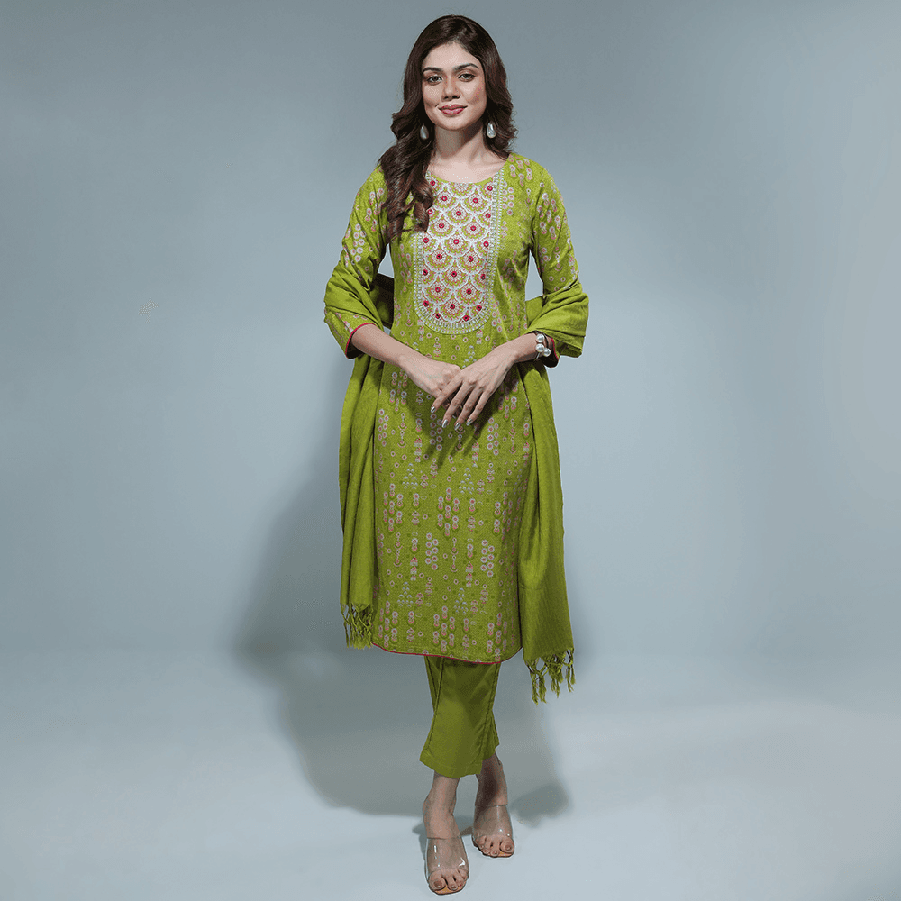WOMENS ETHNIC 3 PCS - REGULAR FIT