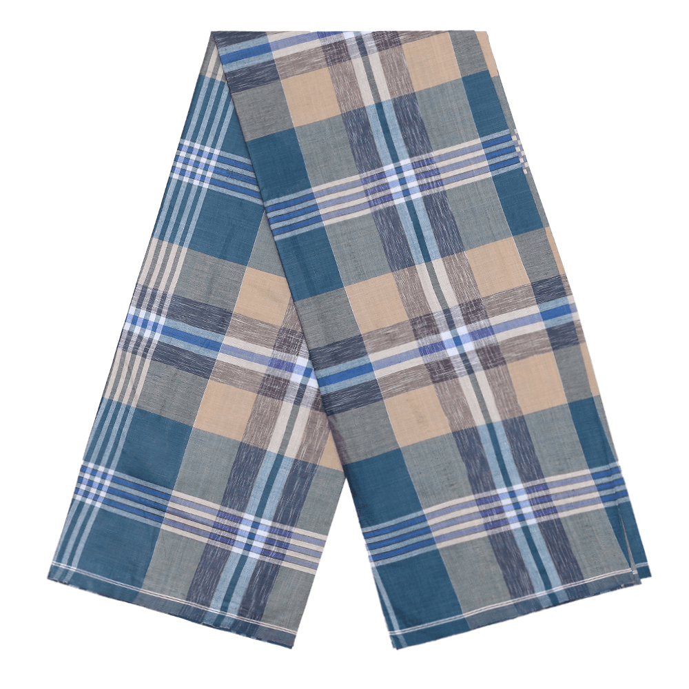 MENS STITCHED CHECK LUNGI