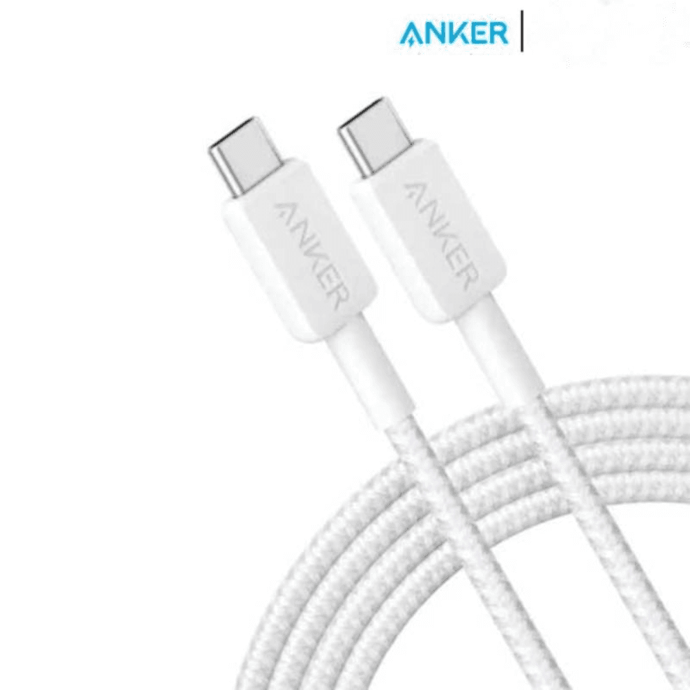 Anker 322 Nylon Braided USB-C to USB-C Data Cable - 3ft
