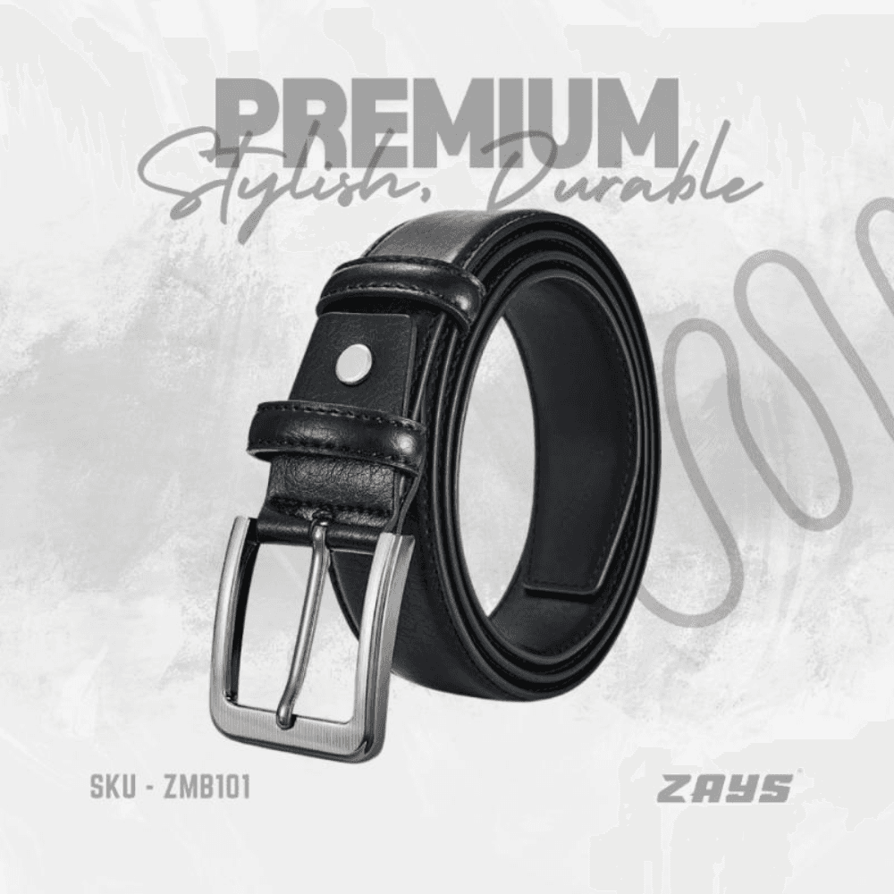 ZAYS Handcrafted Premium Leather Belt for Men