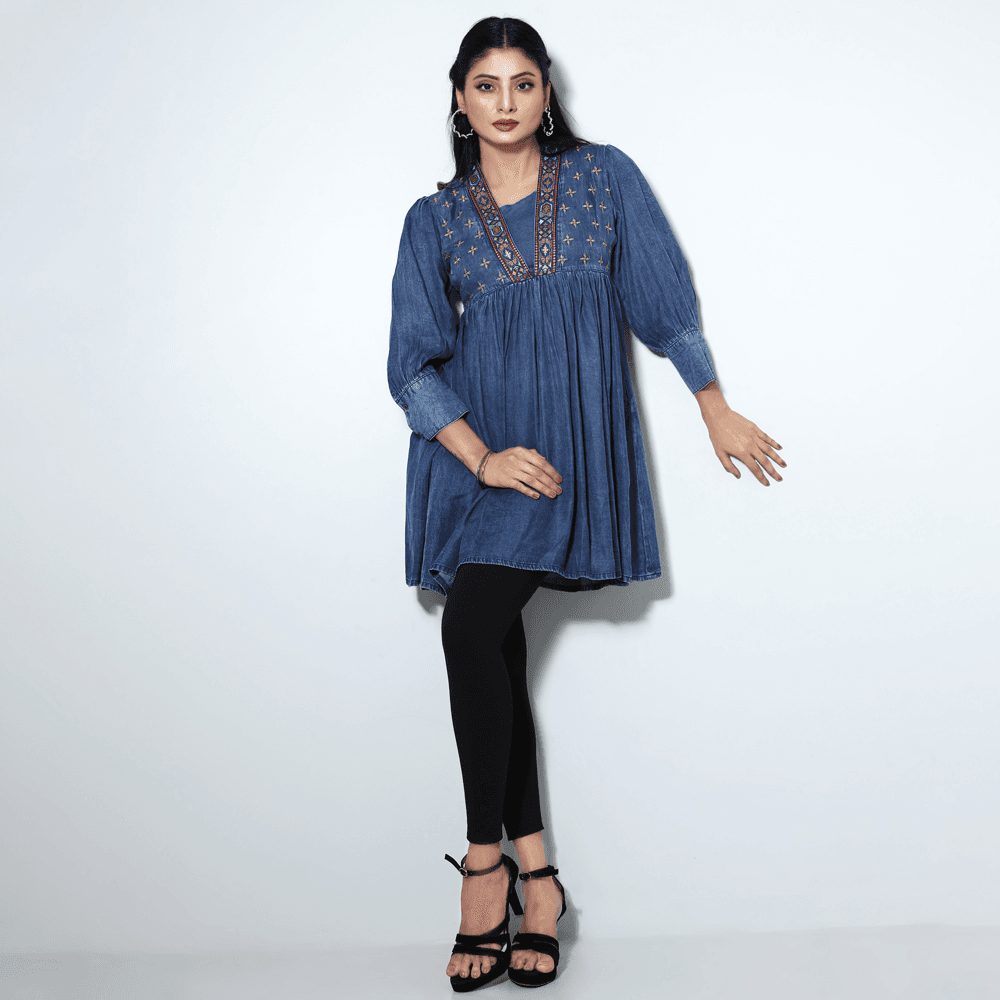 WOMENS DENIM KURTI