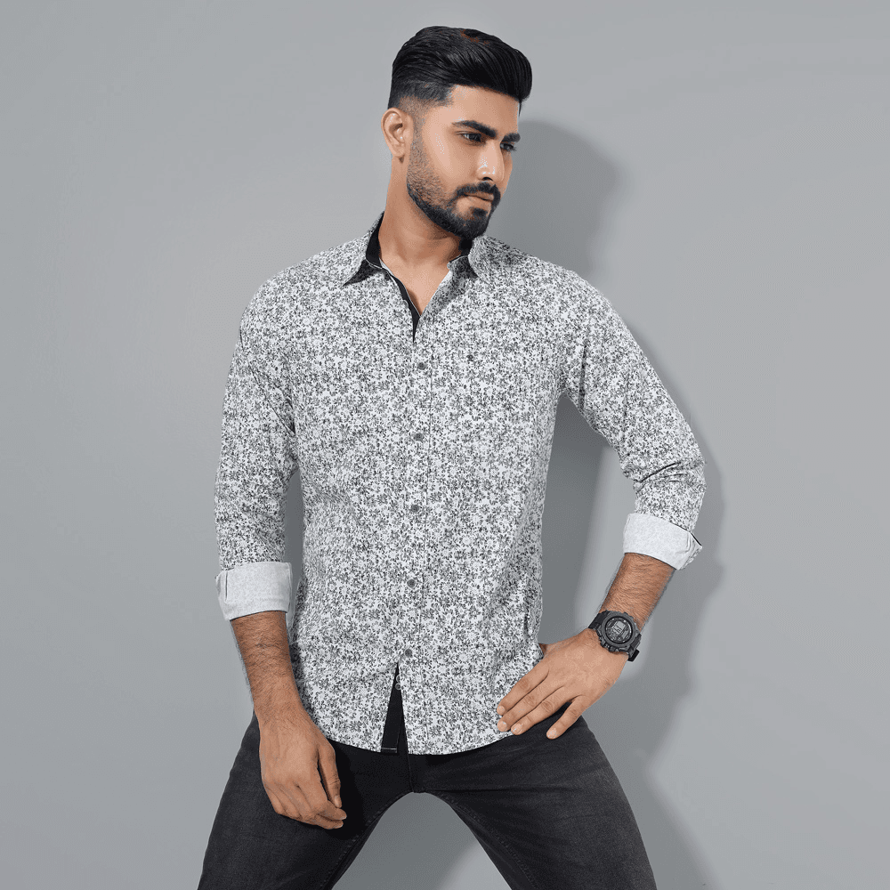 MENS FULL SLEEVE CASUAL SHIRT - SLIM FIT