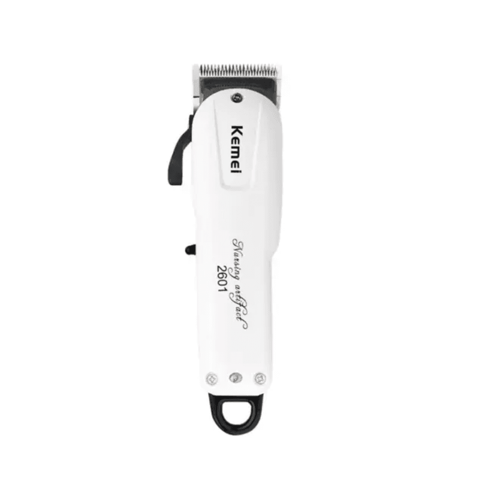 Kemei Km-2601 Hair Trimmer for Men (White)