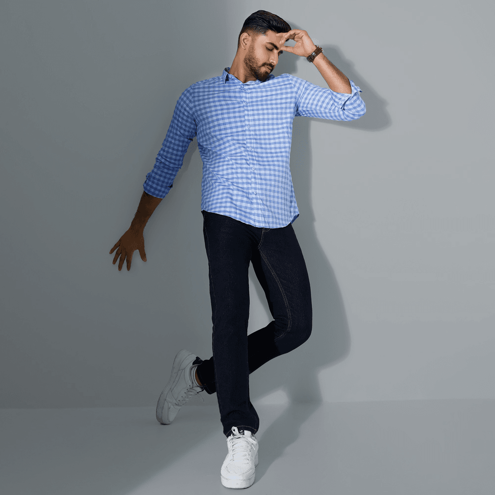 MENS FULL SLEEVE CASUAL SHIRT - SLIM FIT