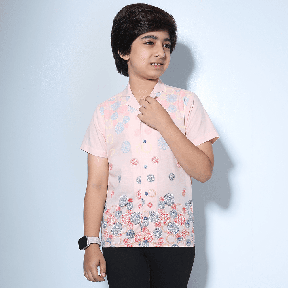 BOYS SHORT SLEEVE CASUAL SHIRT