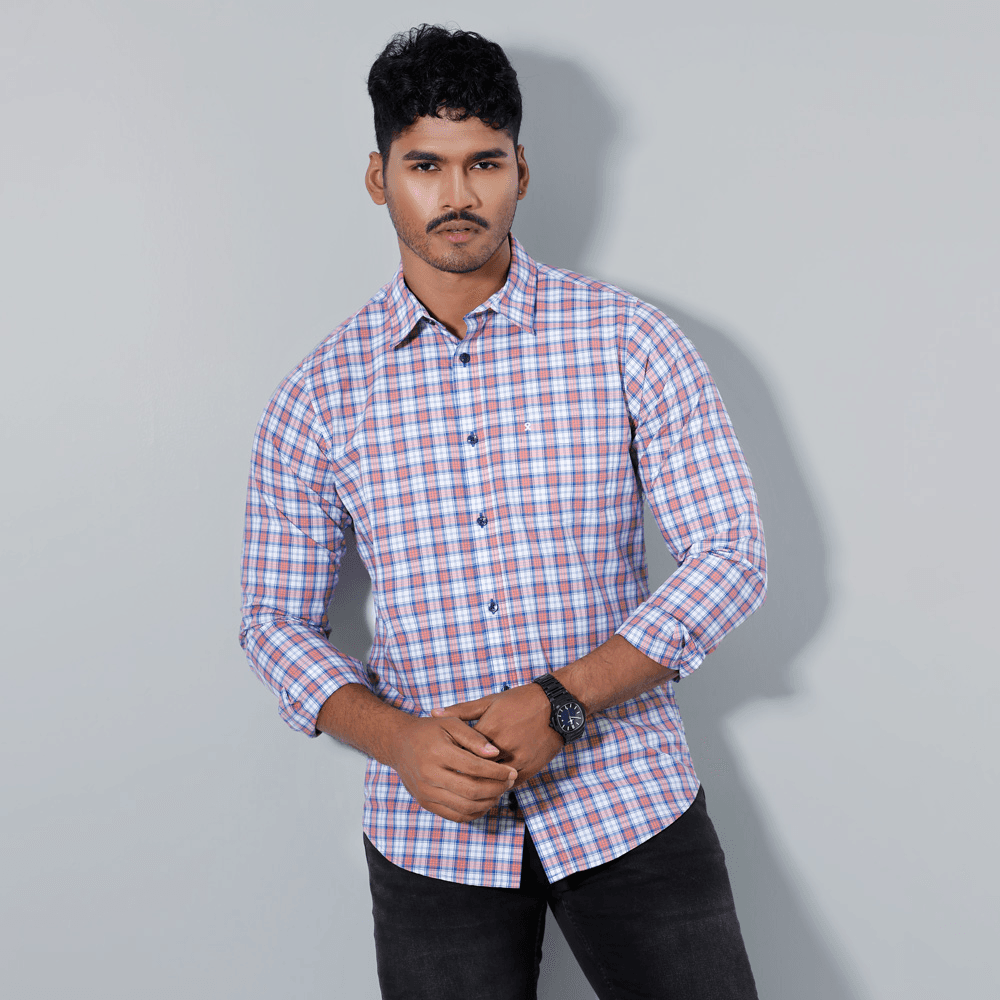 MENS FULL SLEEVE CASUAL SHIRT - REGULAR FIT